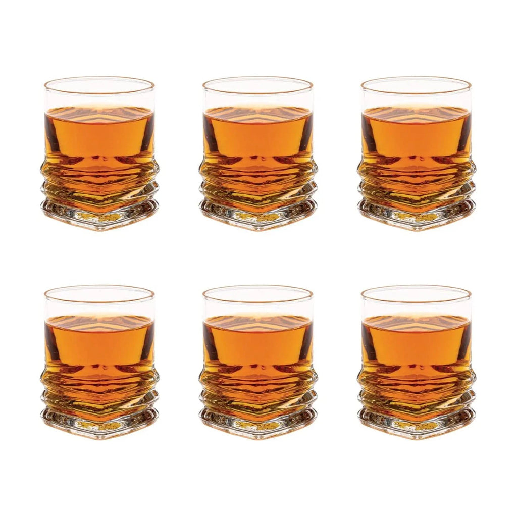 Vikko and Ounce (Chile) Small Espresso and Liquor 6 Tequila Bar Set Shots, Glasses, Glass Alcohol of Durable Spirit 6 Piece Shot Shooter For Mini Set Glasses Glasses, 1.9