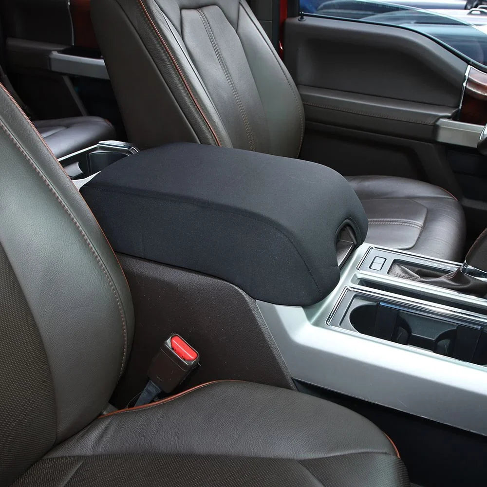 Shield Center Accessories Armrest + Black Box Teledu Soft Pad Console F150