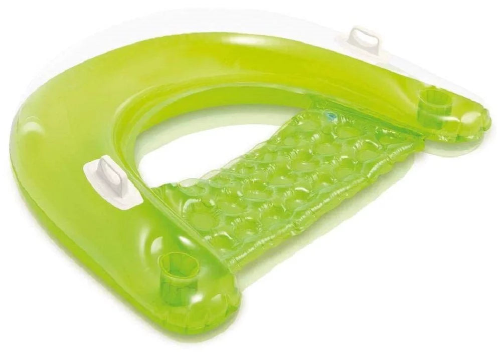 'N Sit Intex (Colors Pool 8 Floating Vary) Pack Float Colorful Inflatable Lounges