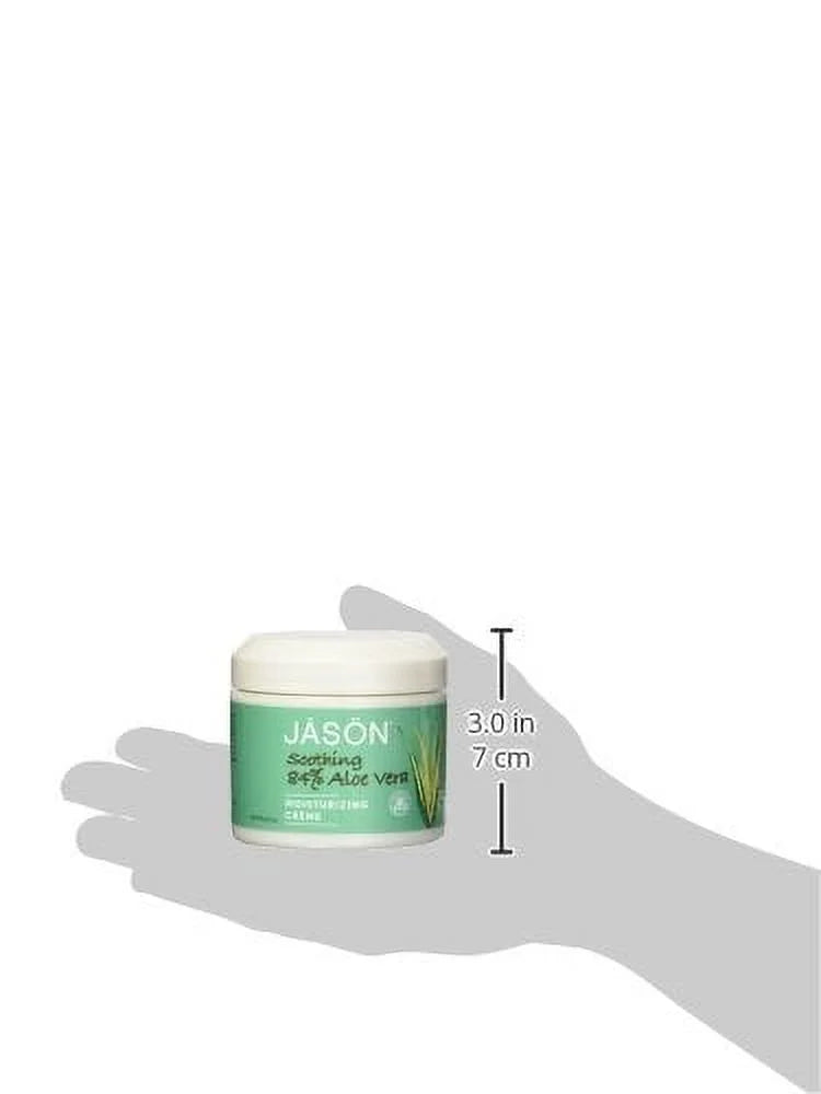 Soothing (Pack 84% 3) 4 Ounce Natural Moisturizing Pure Aloe of Vera, Creme, Jason