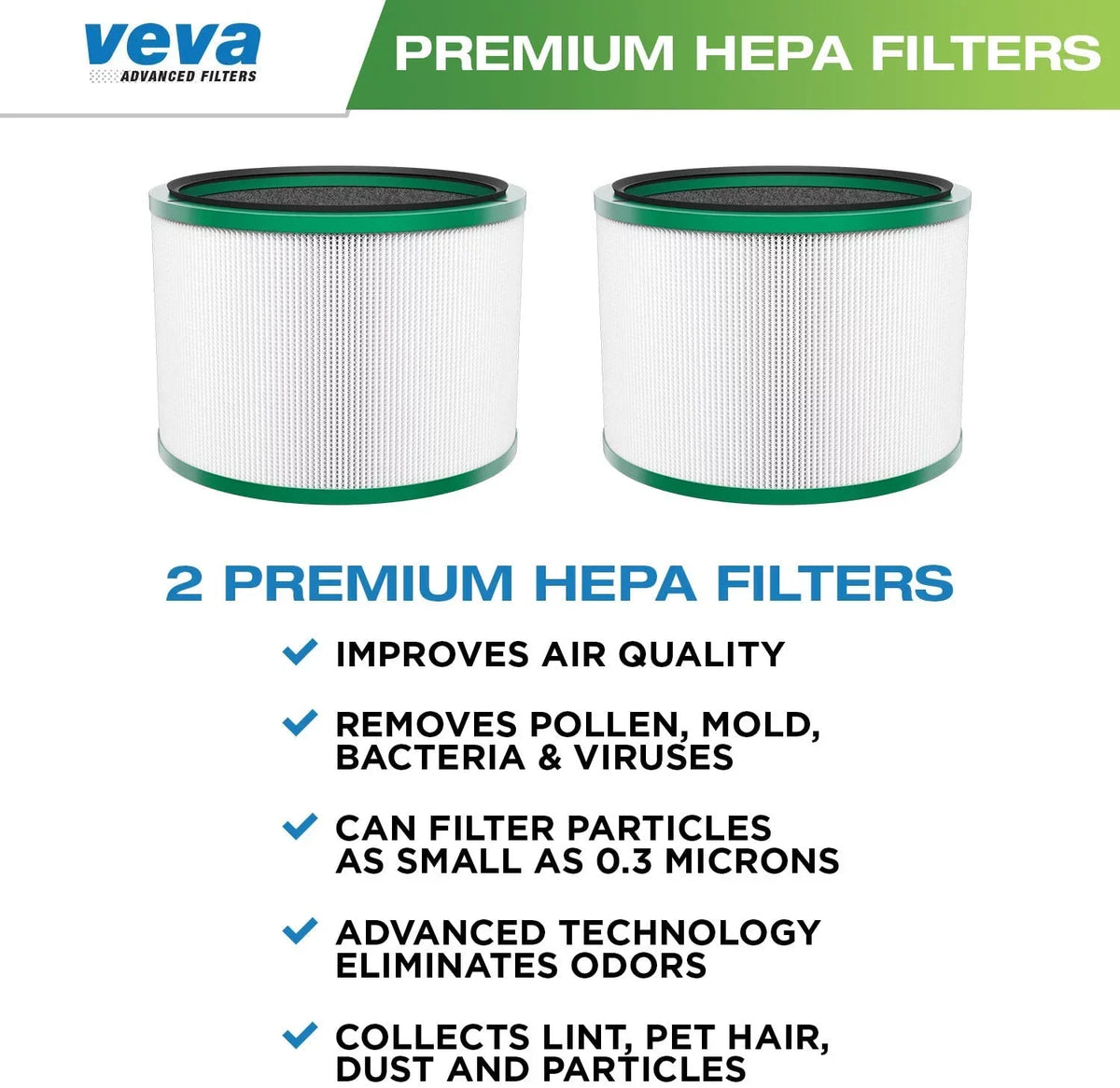 Pure Cool With Pack Link Fits Filter Replacement All 2 Premium Dyson