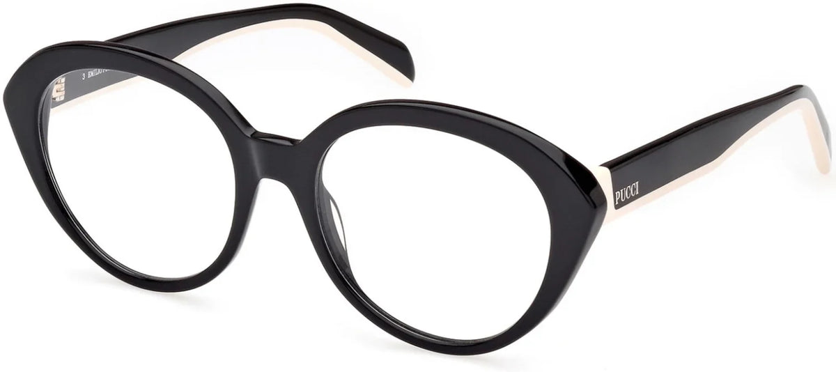 Emilio 5223 Eyeglasses 004 Shiny Black/Monocolor Black / Pucci