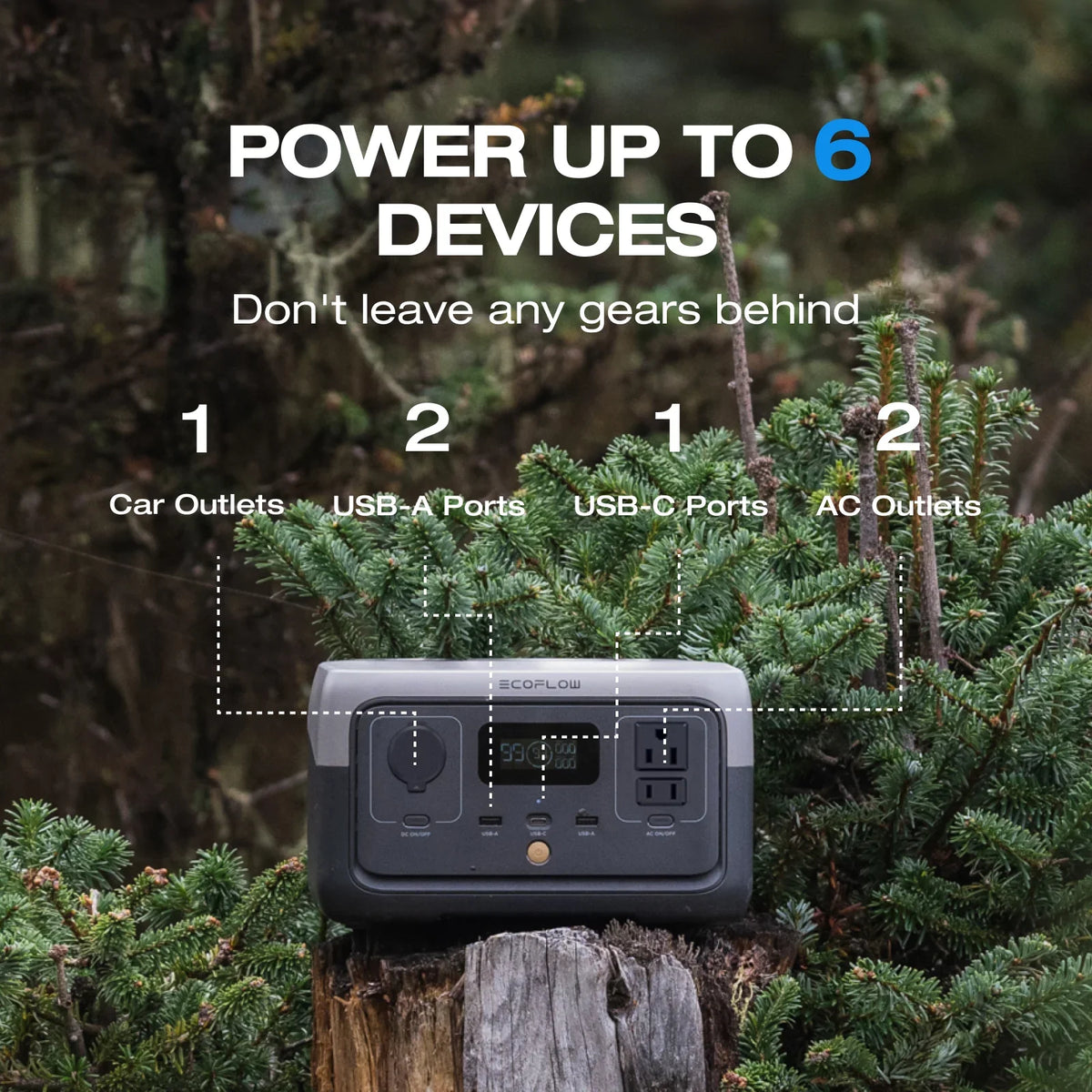 Station Fast 600W Solar Charging, Optional) Use,,Walmart Output Power Panel Battery/1 Camping,Home for 240,243wh LiFePO4 Exclusive EcoFlow 2 Portable Hour Outdoor Generator (Solar