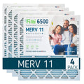 (4 Pleated Home 20x25x1 Pack) Air 6500 Filti Filter Furnace 11