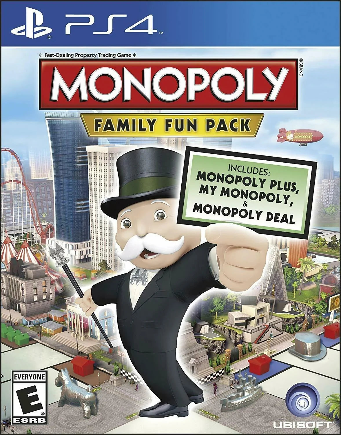 Game, Monopoly Fun Monopoly] 4 Board Pack Sony Playstation [PS4, Family -