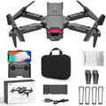 Drone Camera for Adults Black Camera Mini & Kids, with Drone Dual 4K with