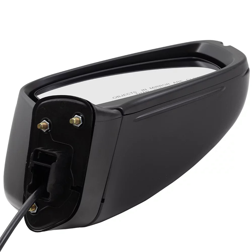 Without Passenger Aftermarket Replacement Power Brock View Assembly Textured Door Black Dimming-Side Camera Folding Mirror Manual Heat-Signal-Memory-Auto Right