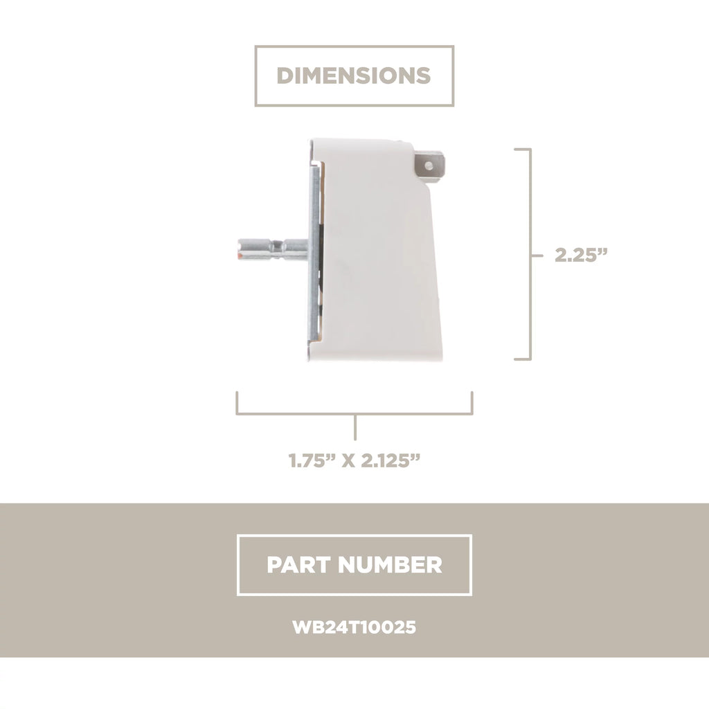 2,600-watt Element Surface Control Appliances Switch, Range WB24T10025
