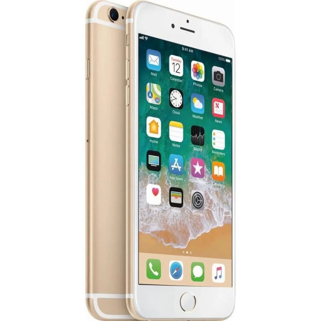 Unlocked Apple iPhone 4G Pre-Owned Plus, 16GB 6S (Refurbished: Gold, - Good)