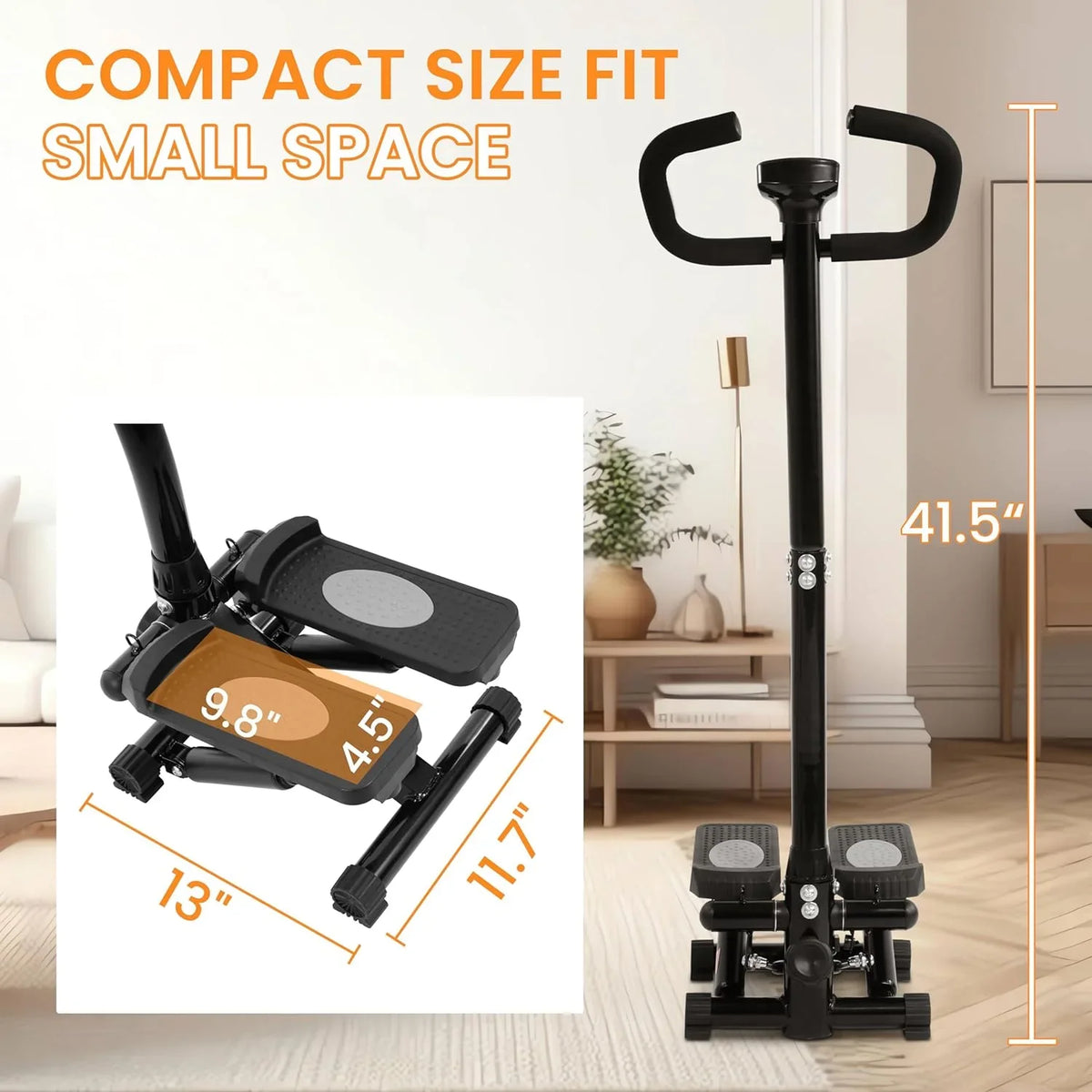 Stepping Mini Resistance Handle Bands, Stair Without Stepper Fitness Signature with Stepper with Adjustable Machine or