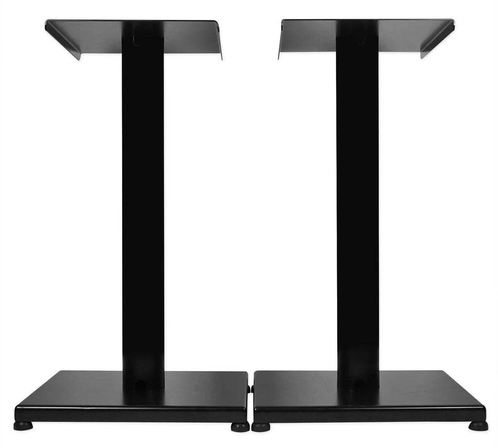 Bookshelf Studio Speaker Black Steel Monitor Stands and Rockville - 29" Pair RS29B