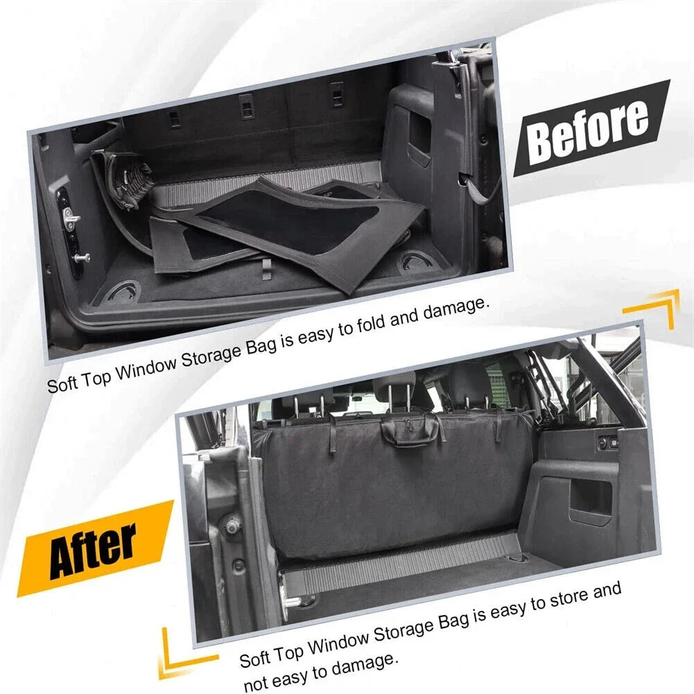 Accessories Storage Ford 4Door Bronco Bag Top Panel Window For Soft Organizer
